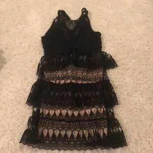 Black lace dress small